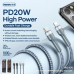 Data kabl REMAX Fast charging 20W PD RC-171 Type C na iPhone lightning srebrni 1m Data kabl REMAX Fast charging 20W PD RC-171 Type C na iPhone lightning srebrni 1m