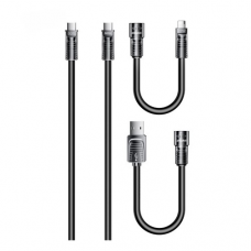Data kabl REMAX RCC-168 Lyncharge Series 60w 4-in-1 Zinc Alloy crni Data kabl REMAX RCC-168 Lyncharge Series 60w 4-in-1 Zinc Alloy crni