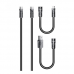Data kabl REMAX RCC-168 Lyncharge Series 60w 4-in-1 Zinc Alloy crni Data kabl REMAX RCC-168 Lyncharge Series 60w 4-in-1 Zinc Alloy crni