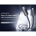 Data kabl REMAX RCC-168 Lyncharge Series 60w 4-in-1 Zinc Alloy crni Data kabl REMAX RCC-168 Lyncharge Series 60w 4-in-1 Zinc Alloy crni