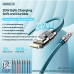 Data kabl REMAX Wefon 20W Zinc-Alloy Elastic with Light RC-C053 (type C-Lightning) siva