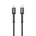 Data kabl Teracell Evolution PD Type C na iPhone 11/12/13 lightniing crni 1m