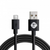 Data kabl Teracell Plus 2.4A Type C crni 2m Data kabl Teracell Plus 2.4A Type C crni 2m