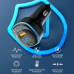 FM transmiter C33 USB, PD, QC 3.0 Bluetooth 5.0, RGB, handsfree crni