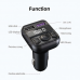 FM transmiter C44 USB, QC 3.0 Bluetooth 5.0, handsfree crni FM transmiter C44 USB, QC 3.0 Bluetooth 5.0, handsfree crni