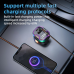 FM transmiter C49 USB, PD, QC 3.0 Bluetooth 5.0, RGB, handsfree crni FM transmiter C49 USB, PD, QC 3.0 Bluetooth 5.0, RGB, handsfree crni