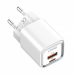 Kucni punjac LDNIO A2318C 20W PD Quick Charge 3.0 sa Type C na iPhone lightning kablom beli Kucni punjac LDNIO A2318C 20W PD Quick Charge 3.0 sa Type C na iPhone lightning kablom beli