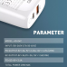 Kucni punjac LDNIO A2424C, PD 20W QC3.0 18W, sa IPhone lightning kablom beli