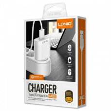 Kucni punjac LDNIO A303Q QC 3.0 5V 3A 18W Type C beli Kucni punjac LDNIO A303Q QC 3.0 5V 3A 18W Type C beli