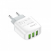 Kucni punjac LDNIO A3312 3xUSB 5V 3.4A 17W sa micro USB kablom beli