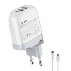 Kucni punjac LDNIO A3511Q PD, QC4+, QC3.0, PPS, 65W Type C na Type C Kucni punjac LDNIO A3511Q PD, QC4+, QC3.0, PPS, 65W Type C na Type C