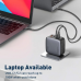 Kucni punjac sa adapterima LDNIO Q408 GaN PPS QC3.0 (30W), 3xPD3.0 (100W), 100W Max, a Type C na Type C kablom crni Kucni punjac sa adapterima LDNIO Q408 GaN PPS QC3.0 (30W), 3xPD3.0 (100W), 100W Max, a Type C na Type C kablom crni