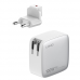 Kucni punjac sa adapterima LDNIO Q408 GaN PPS QC3.0 (30W), 3xPD3.0 (100W), 100W Max, sa Type C na Type C kablom beli Kucni punjac sa adapterima LDNIO Q408 GaN PPS QC3.0 (30W), 3xPD3.0 (100W), 100W Max, sa Type C na Type C kablom beli