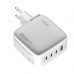 Kucni punjac sa adapterima LDNIO Q408 GaN PPS QC3.0 (30W), 3xPD3.0 (100W), 100W Max, sa Type C na Type C kablom beli Kucni punjac sa adapterima LDNIO Q408 GaN PPS QC3.0 (30W), 3xPD3.0 (100W), 100W Max, sa Type C na Type C kablom beli