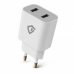 Kucni punjac Teracell Evolution TC-08 5V 2.4A 12W sa lightning kablom beli CE