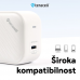 Kucni punjac Teracell Evolution TC-17GP, GaN, PPS, PD 3.0, 67W beli CE Kucni punjac Teracell Evolution TC-17GP, GaN, PPS, PD 3.0, 67W beli CE