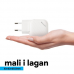 Kucni punjac Teracell Evolution TC-17GP, GaN, PPS, PD 3.0, 67W sa PD Type c kablom beli CE