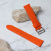 Narukvica kozna za smart watch 22mm narandzasta Narukvica kozna za smart watch 22mm narandzasta