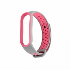 Narukvica za smart watch Xiaomi Mi Band M5/M6 siva pink Narukvica za smart watch Xiaomi Mi Band M5/M6 siva pink