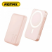 Power bank Magsafe REMAX Usion Series RPP-65 PD 20W + QC 15W Fast Charging 10000mAh pink Power bank Magsafe REMAX Usion Series RPP-65 PD 20W + QC 15W Fast Charging 10000mAh pink