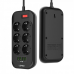 Produzni kabl LDNIO SE6403 6 uticnica 4xUSB 2.0m