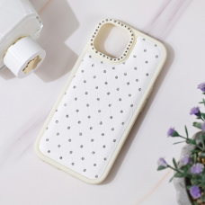 Futrola Bling za iPhone 15 6.1 bela