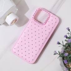 Futrola Bling za iPhone 15 Pro Max 6.7 roze
