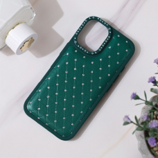 Futrola Bling za iPhone 16 6.1 zelena