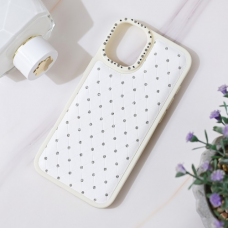 Futrola Bling za iPhone 16 Plus 6.7 bela
