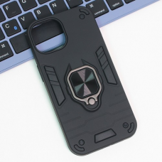 Futrola Cube Ring za iPhone 15 6.1 crna Futrola Cube Ring za iPhone 15 6.1 crna