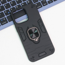 Futrola Cube Ring za iPhone 15 Pro Max 6.7 crna Futrola Cube Ring za iPhone 15 Pro Max 6.7 crna