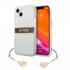 Futrola Guess 4G Stripe Charm za iPhone 13 6.1 braon (GUHCP13MKB4GBR) Futrola Guess 4G Stripe Charm za iPhone 13 6.1 braon (GUHCP13MKB4GBR)