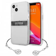 Futrola Guess 4G Stripe Charm za iPhone 13 6.1 siva (GUHCP13MKB4GGR) Futrola Guess 4G Stripe Charm za iPhone 13 6.1 siva (GUHCP13MKB4GGR)