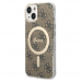 Futrola Guess Hc Magsafe IML 4G Pattern za iPhone 15 6.1 braon (GUHMP15SH4STW) Futrola Guess Hc Magsafe IML 4G Pattern za iPhone 15 6.1 braon (GUHMP15SH4STW)