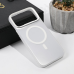 Futrola Magsafe Clear za iPhone 17 Pro Max srebrna
