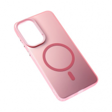 Futrola Magsafe Clear za Samsung A376B Galaxy A37 5G roze