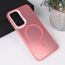 Futrola Magsafe Clear za Samsung A566B Galaxy A56 5G roze