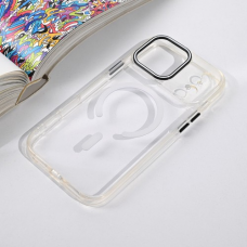 Futrola Magsafe Color Pop za iPhone 17 Pro Max 6.9 bela