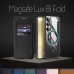 Futrola Magsafe Lux Bi Fold za Samsung A376B Galaxy A37 crna