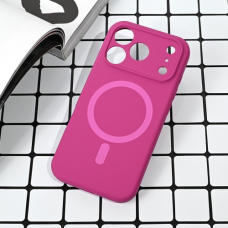Futrola Magsafe Pure color za iPhone 17 Pro 6.3 tamno pink