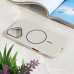 Futrola Magsafe Sparkle Dust za iPhone 17 6.3 srebrna