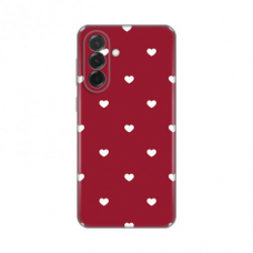 Futrola Silikonska Print Skin za Samsung A376B Galaxy A37 5G Burgundy Hearts