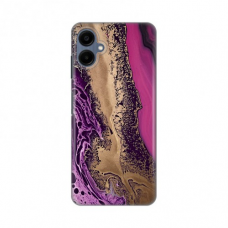 Futrola Silikonska Print za Samsung A065F Galaxy A06 Purple Gold Marble