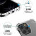 Futrola Transparent Ice Cube za iPhone 17 Air 6.6