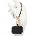 Traka za telefon Guess HDSP PU Saffiano Chain Strap 4G Charm crna (GUOUCHSAMC4K)