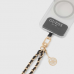 Traka za telefon Guess HDSP PU Saffiano Chain Strap 4G Charm crna (GUOUCHSAMC4K)