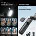 Tripod stabilizator Q19 smart AI sa selfie stickom i LED svetlom crni Tripod stabilizator Q19 smart AI sa selfie stickom i LED svetlom crni