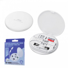 Wireless punjac REMAX Wanbo II Series RP-W80 15W Cable Set RP-W80 beli Wireless punjac REMAX Wanbo II Series RP-W80 15W Cable Set RP-W80 beli