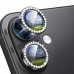 Zastita za kameru Diamond za iPhone 17 6.3 crna Zastita za kameru Diamond za iPhone 17 6.3 crna