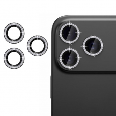 Zastita za kameru Diamond za iPhone 17 Pro 6.3 crna Zastita za kameru Diamond za iPhone 17 Pro 6.3 crna